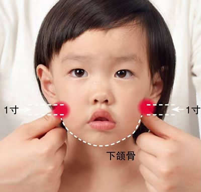 揉牙关治牙痛见效快
